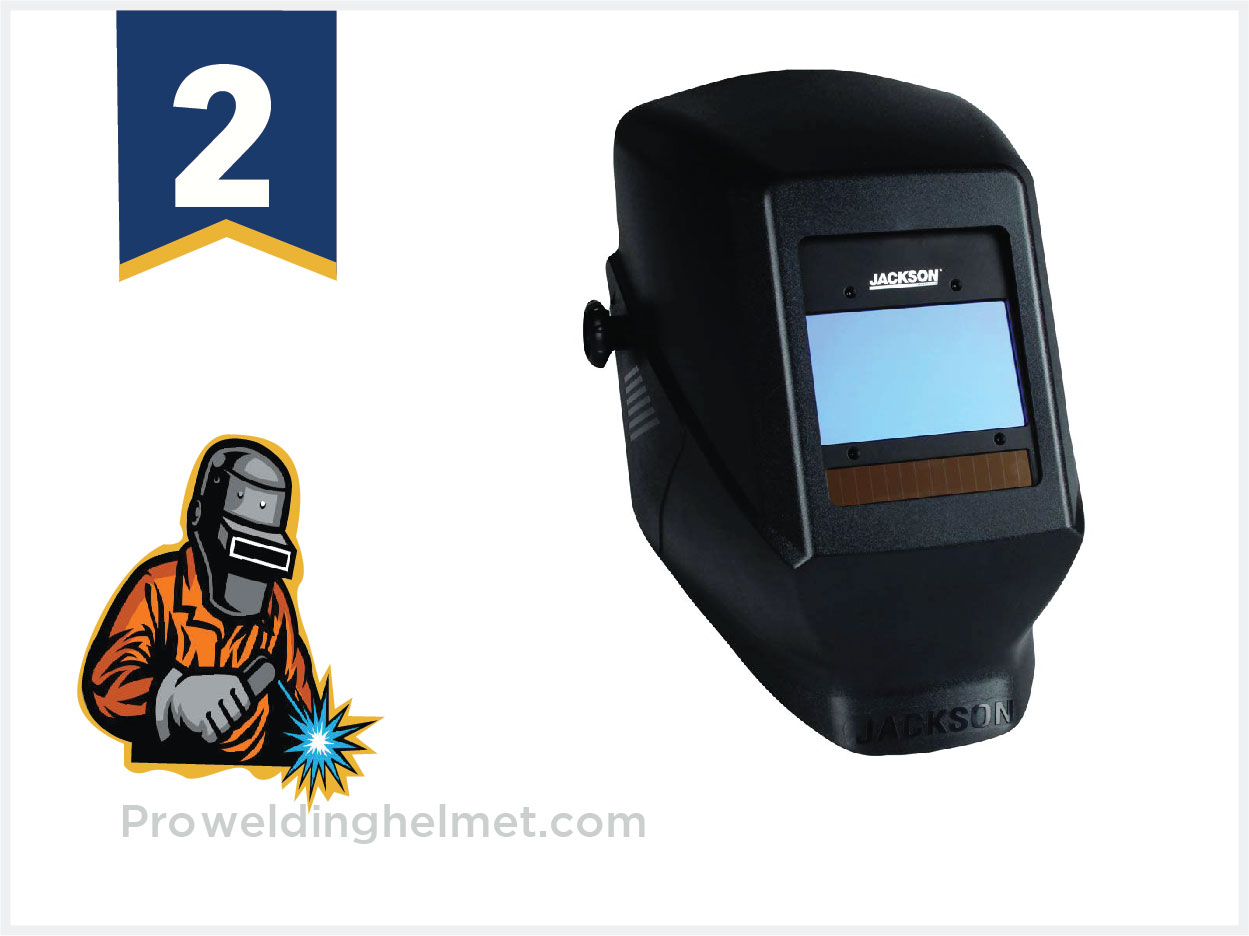 jackson Safety Ultra-Lightweight Insight HSL-100 Welding Helmet with Digital Variable Auto Darkening