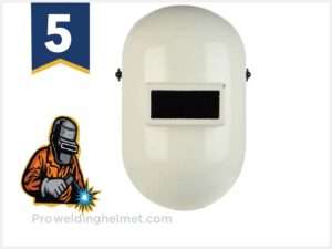Fibre-Metal Pipeliner Fiberglass Welding Helmet with Ratchet Headgear (110WH), White