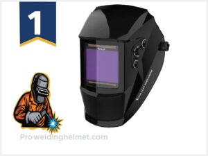 TOOLIOM 3.97x3.7 inch Large Viewing Welding Helmet