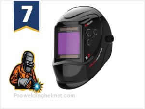 YESWELDER Large Viewing Screen 3.94 X3.66 True Color Solar Power Auto Darkening Welding Helmet